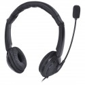 Fone De Ouvido Headset Corp Usb Com Microfone - Preto - Vk390